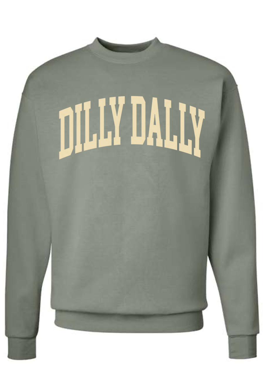 ADULT Dilly Dally Crewneck