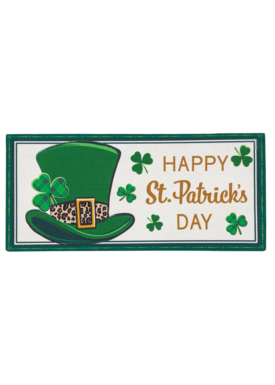 Load image into Gallery viewer, St. Patrick&amp;#39;s Day Top Hat Sassafras  Switch Mat
