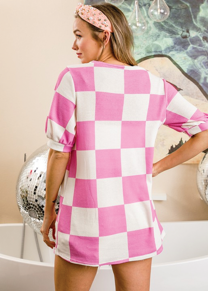 Sarah Checkered Top