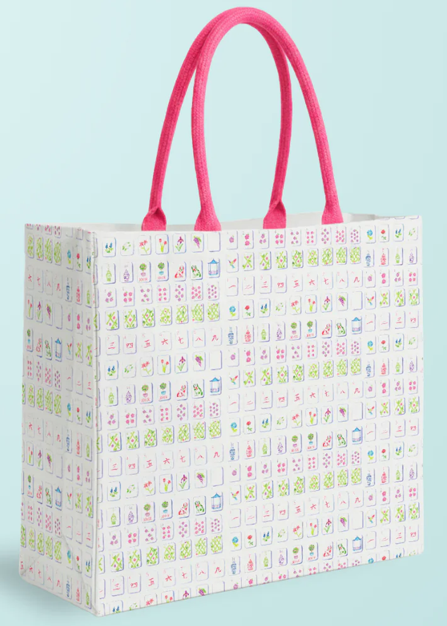 Mahjong Tiles Tote Bag
