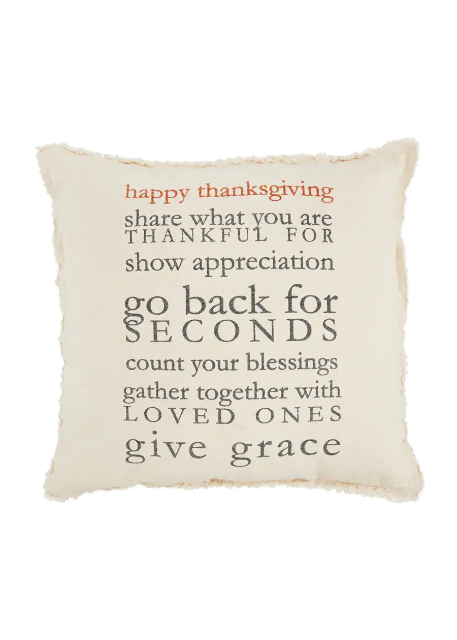 Thanksgiving Rules Throw Pillow