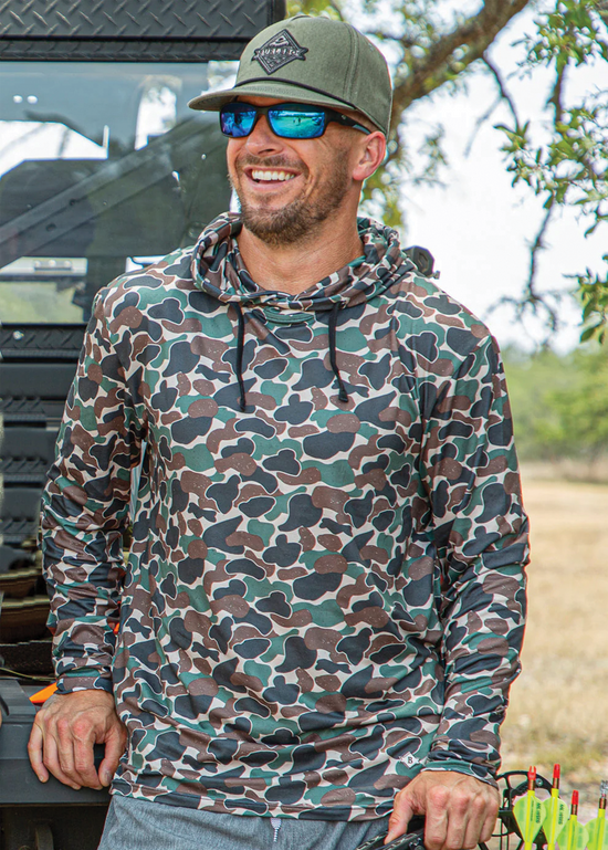 Throwback Camo Performance Hoodie