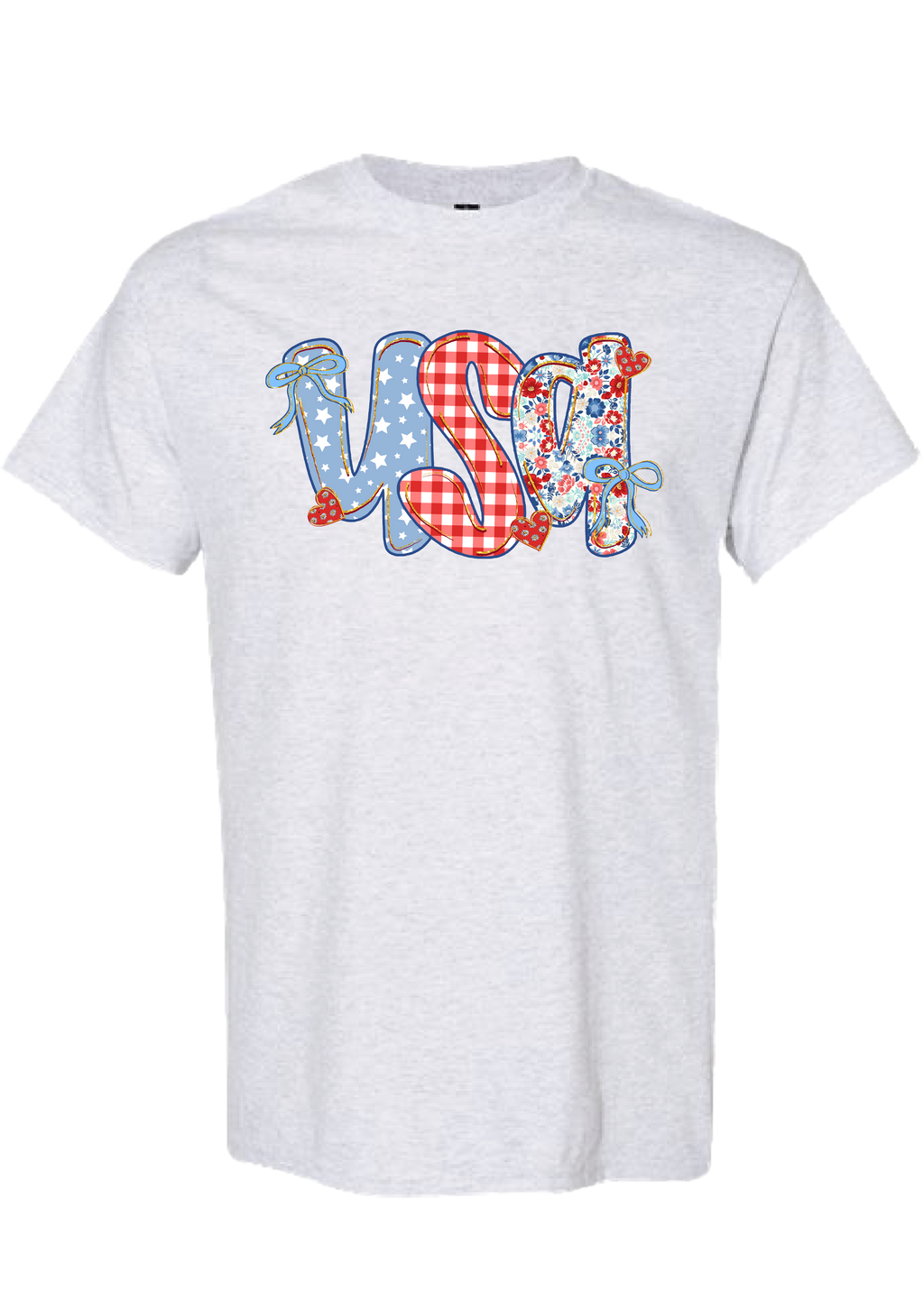 Preppy Floral USA Tee