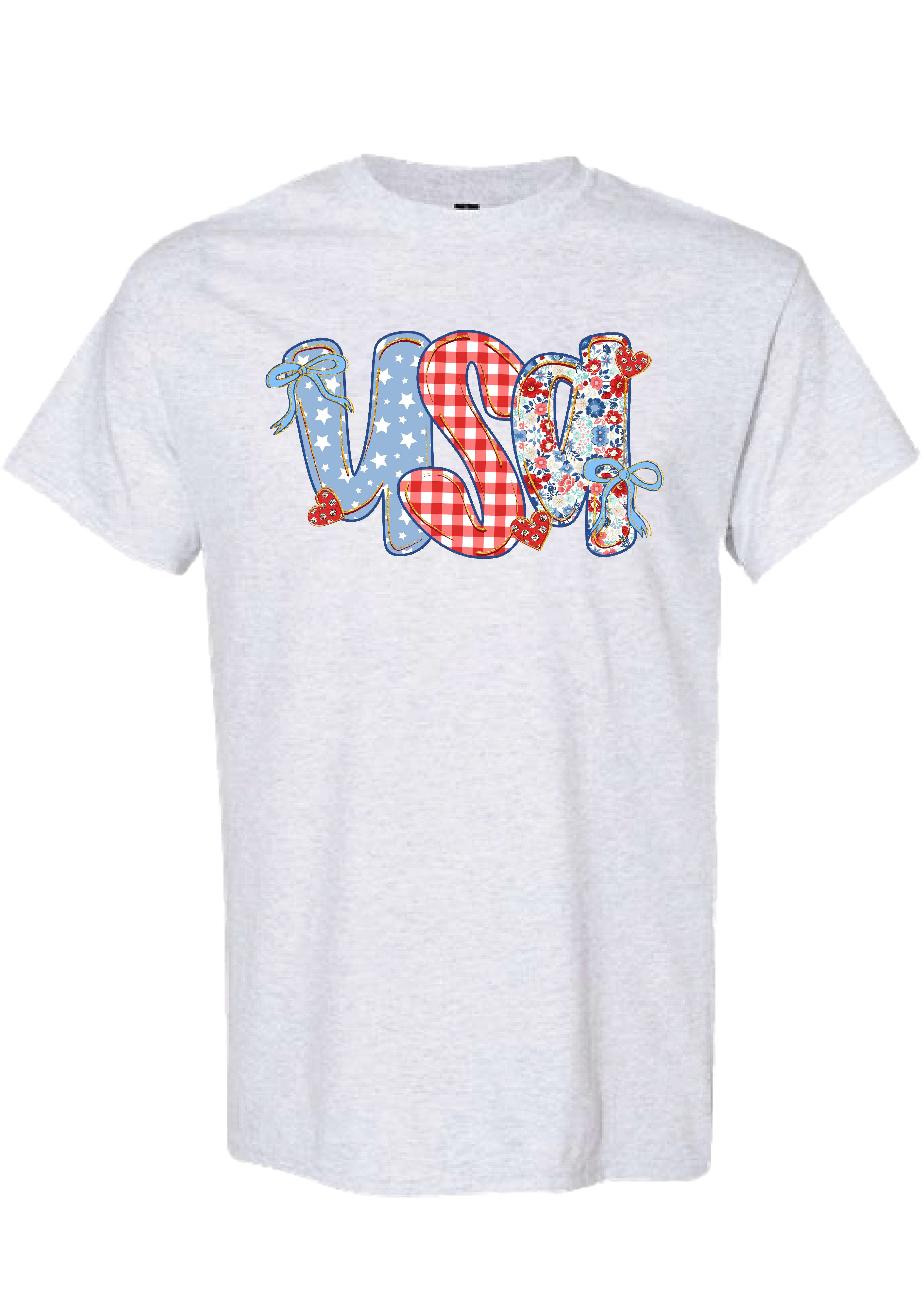 Preppy Floral USA Tee