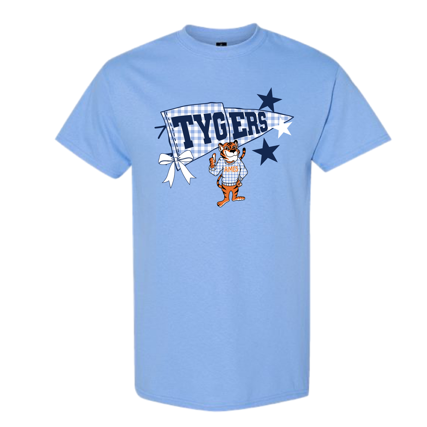 ADULT GINGHAM PENNANT Graphic Tee