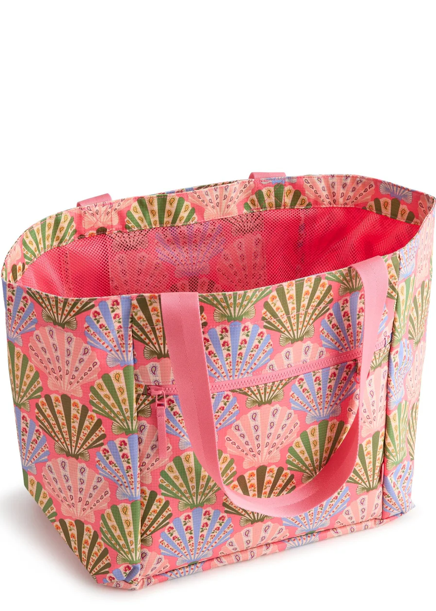 Drawstring Family Tote-Cottage Shells