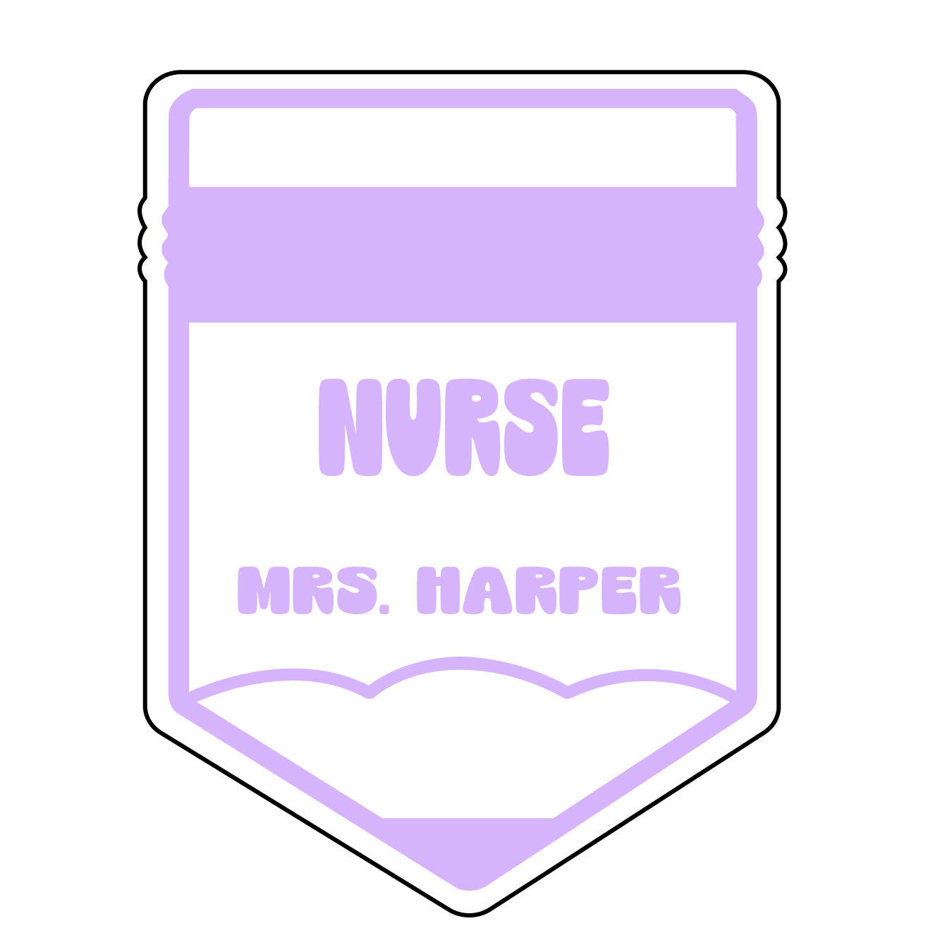 HALL PASS Acrylic Keychain