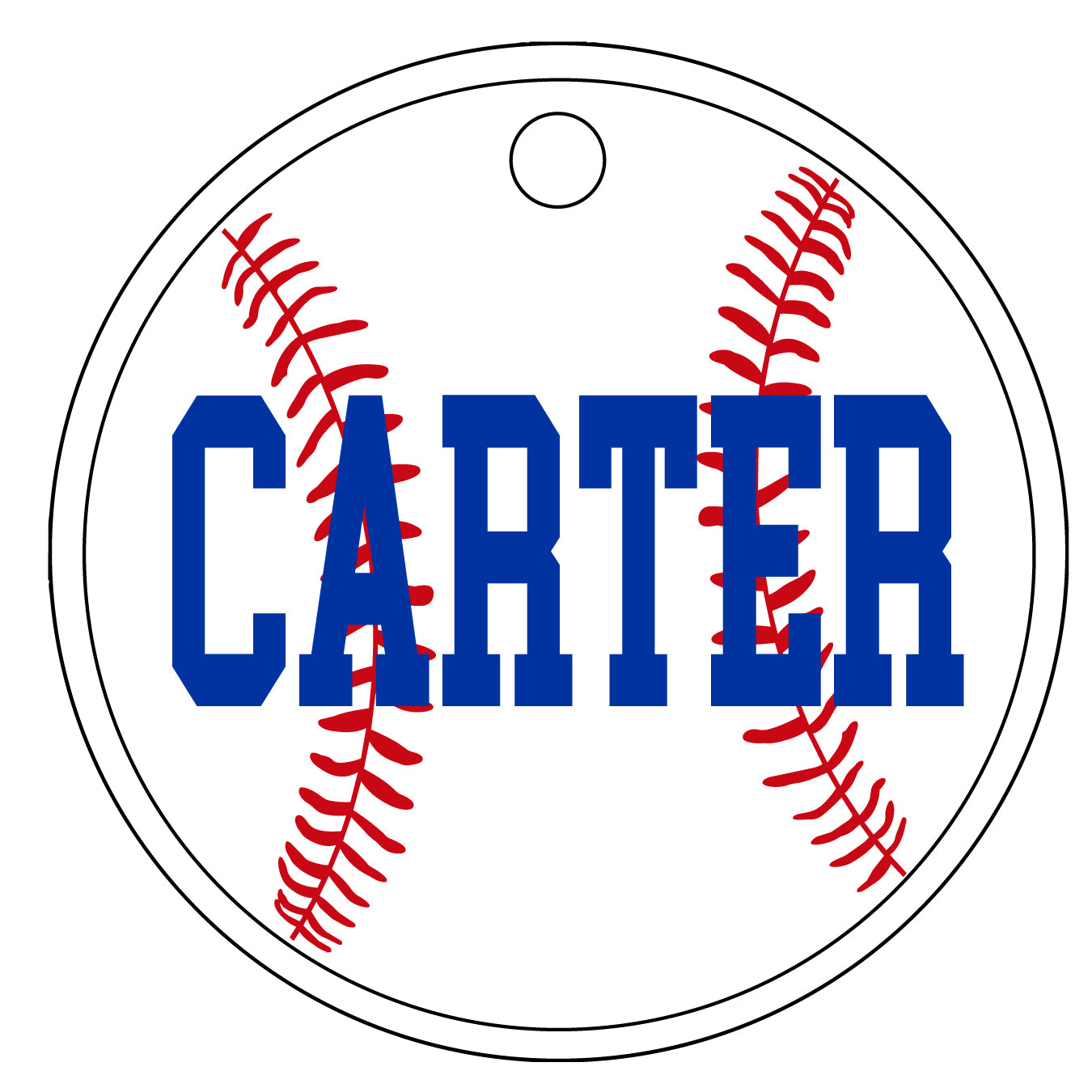 SPORTS BALL NAME Acrylic Keychain