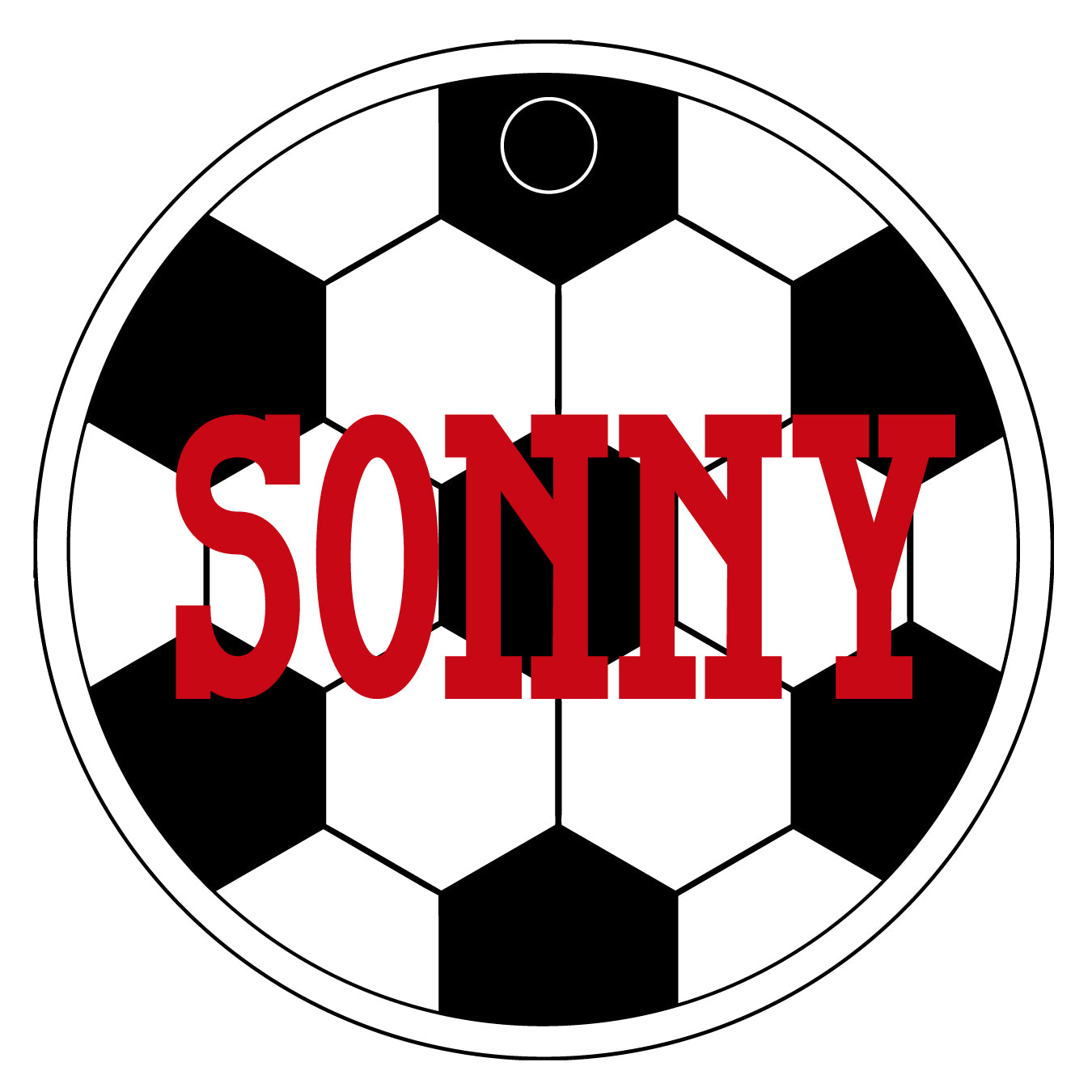 SPORTS BALL NAME Acrylic Keychain