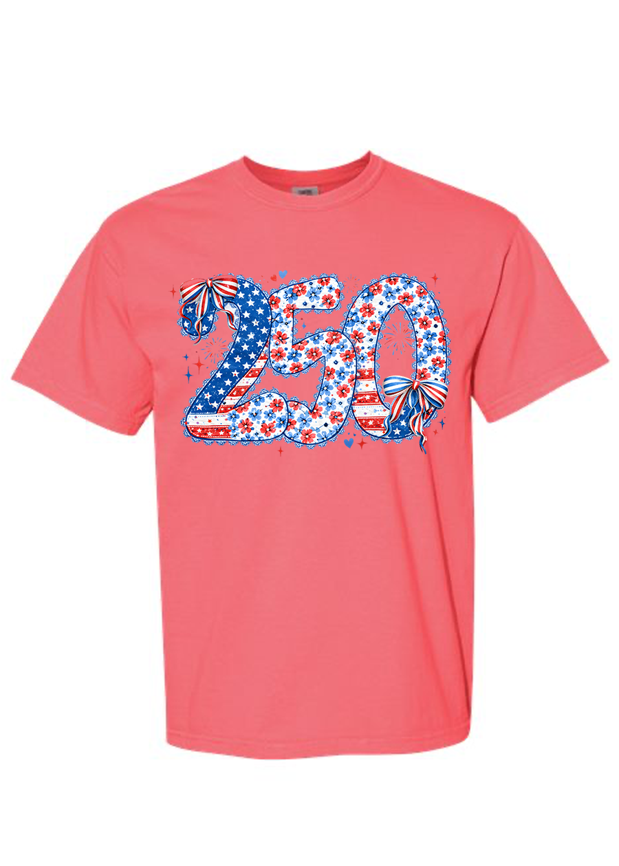 Lace Trimmed 250 COMFORT COLORS Tee