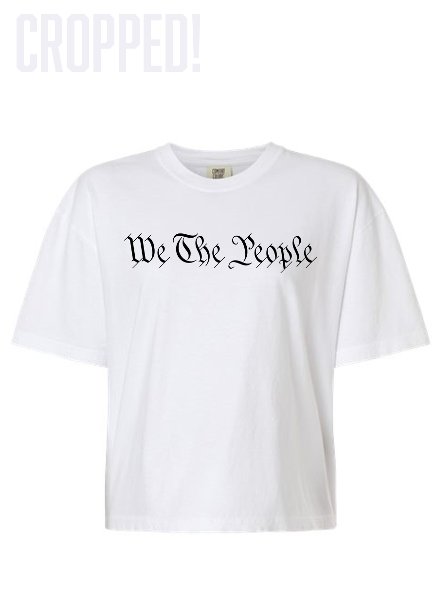 Cropped We The People COMFORT COLORS Boxy Tee