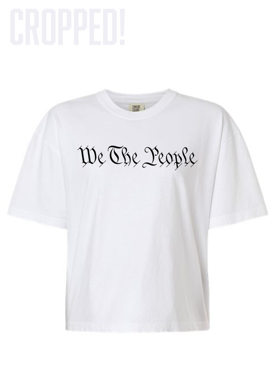Cropped We The People COMFORT COLORS Boxy Tee