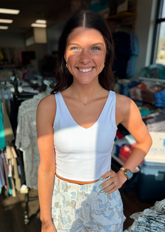 LG Tank Top-White