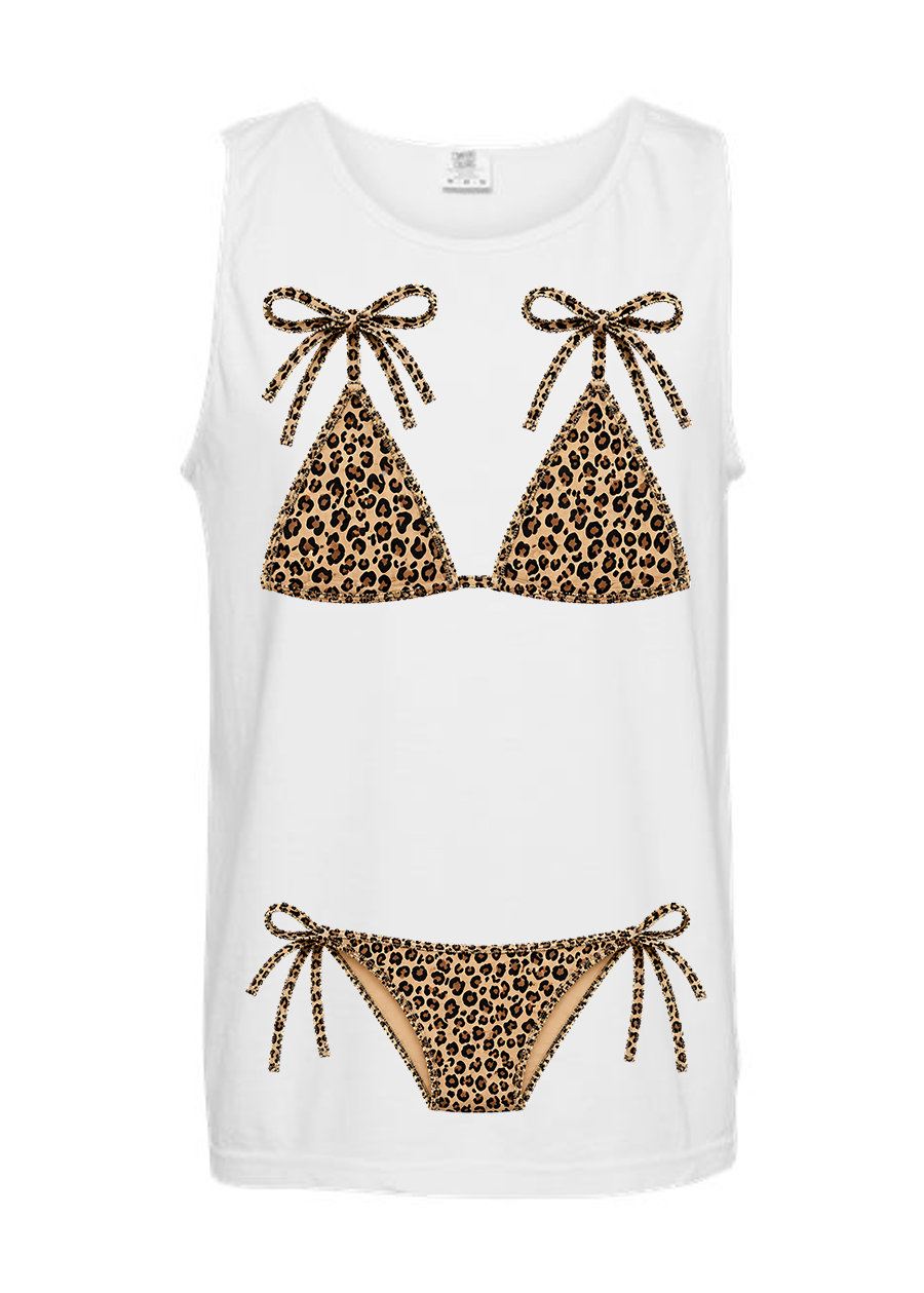 ADULT Comfort Colors Leopard Kini Tee & Tank
