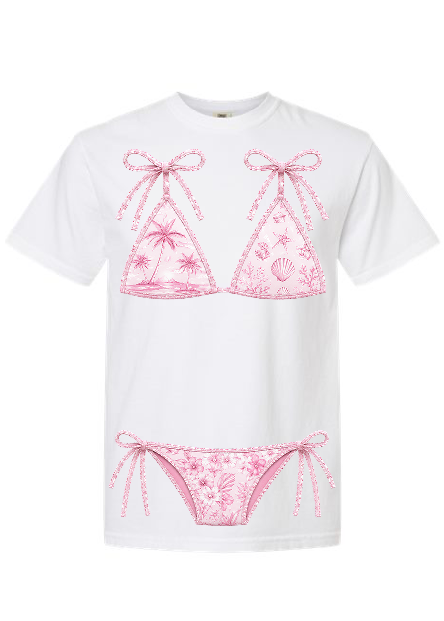 ADULT Comfort Colors Pink Kini Tee & Tank