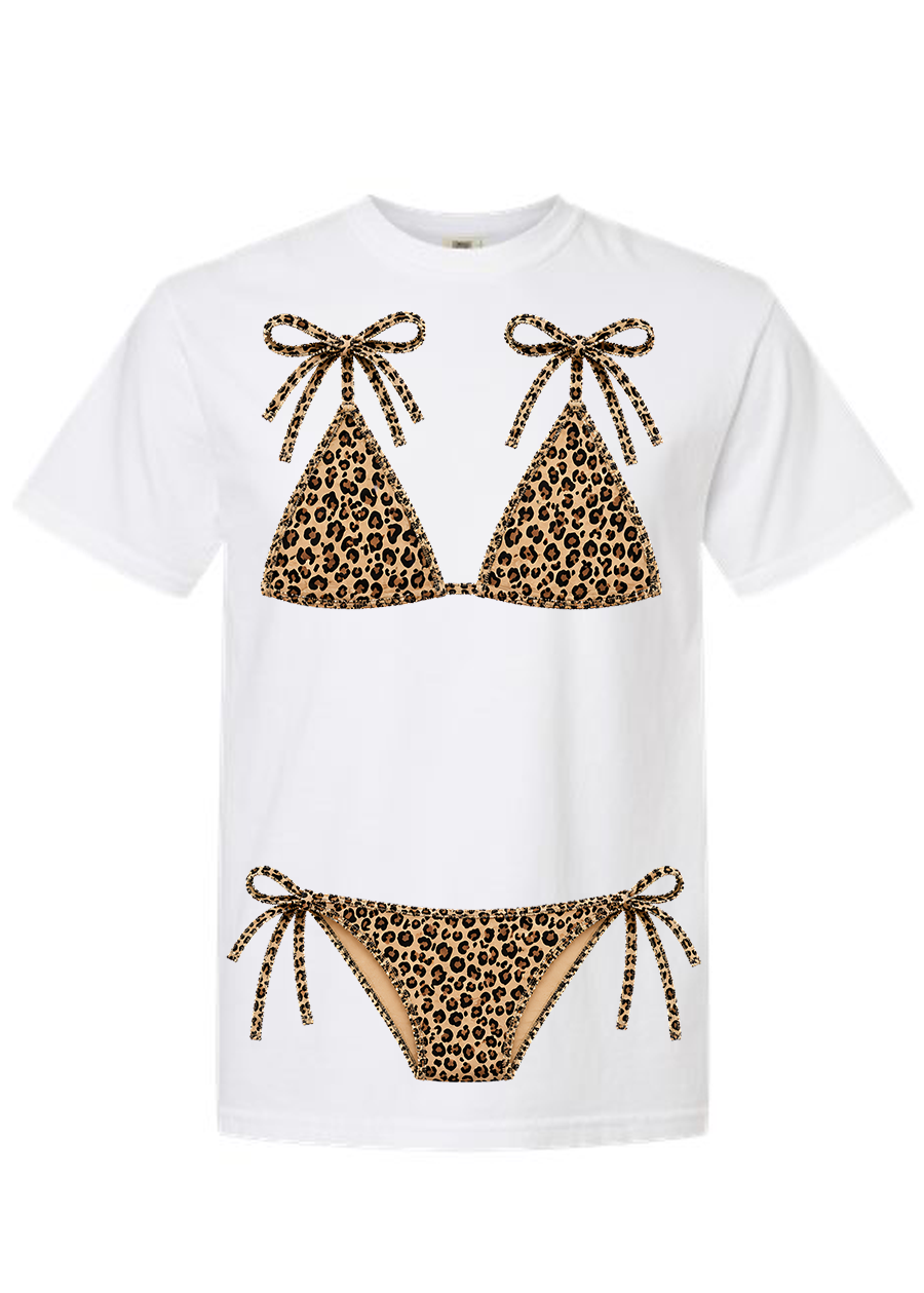 ADULT Comfort Colors Leopard Kini Tee & Tank