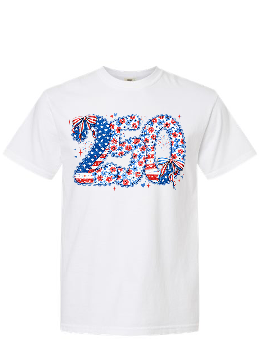 Lace Trimmed 250 COMFORT COLORS Tee