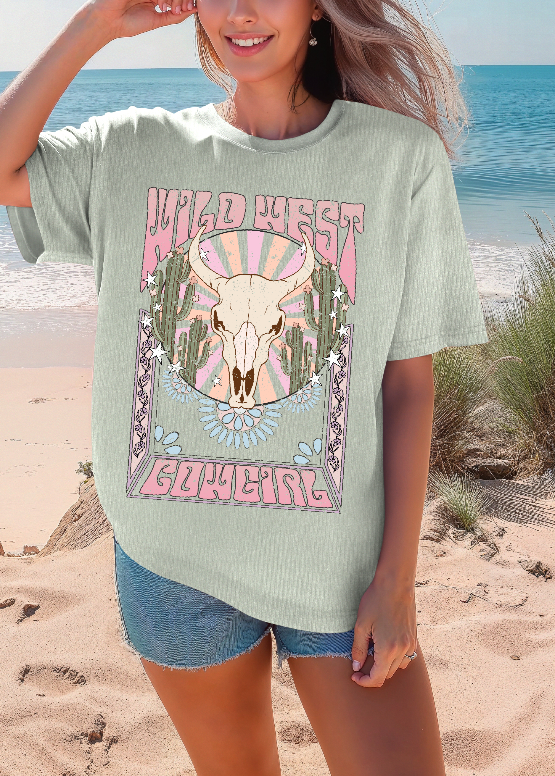 Wild West Cowgirl Tee