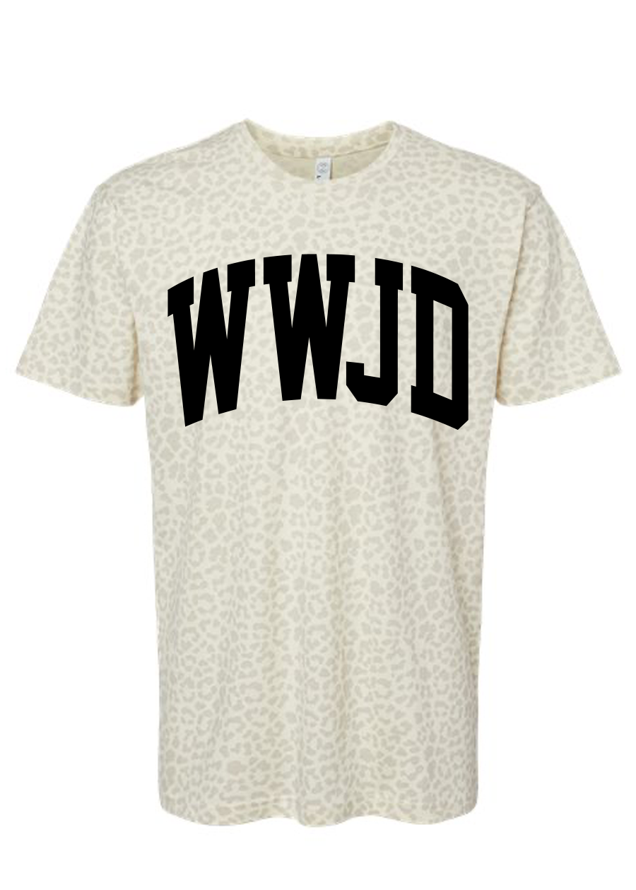 VINYL PUFF - Fueling Your Faith Leopard $15 Tee