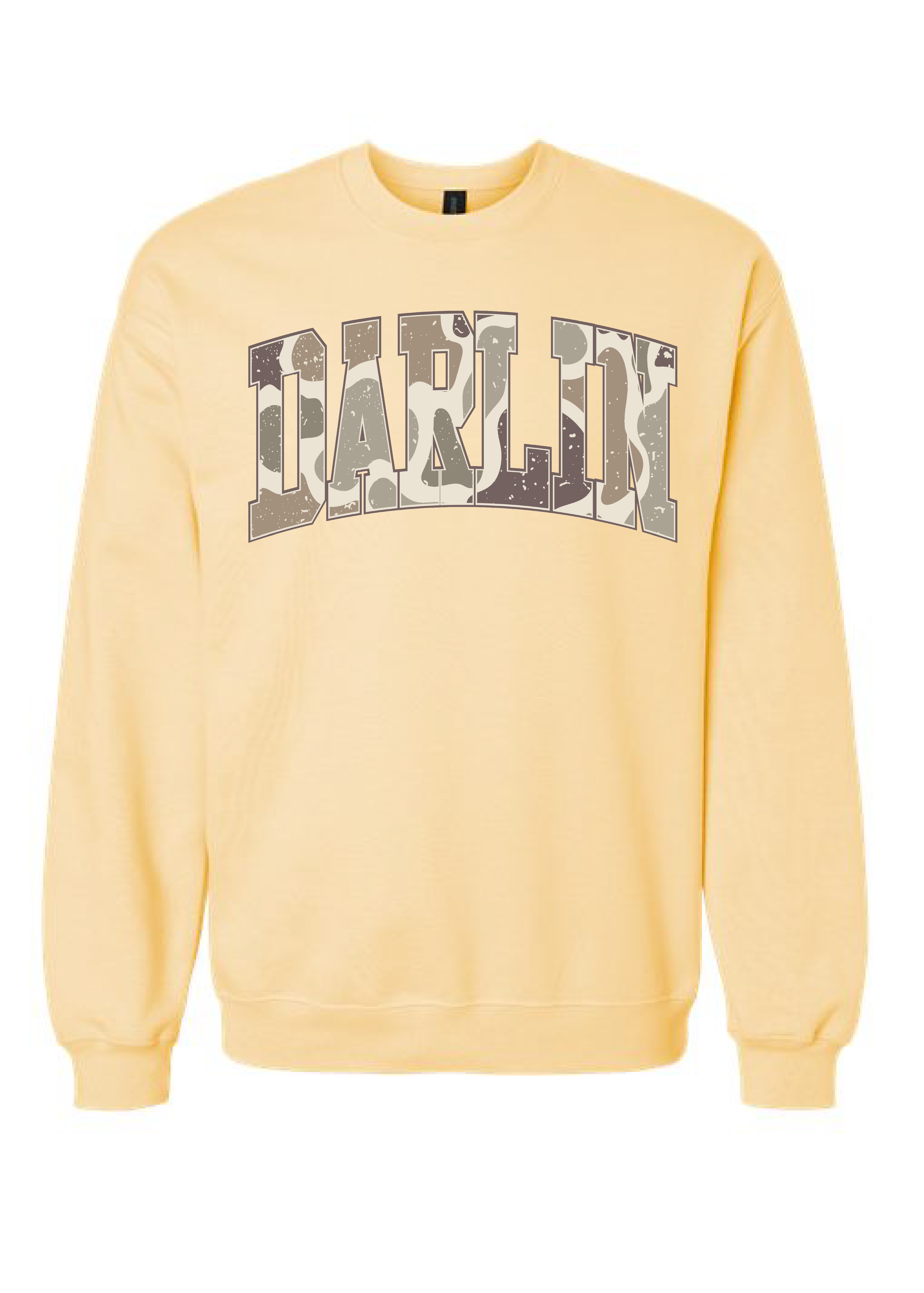 **CUSTOM** Camo SZN Gildan SOFTSTYLE Crewneck Sweatshirt