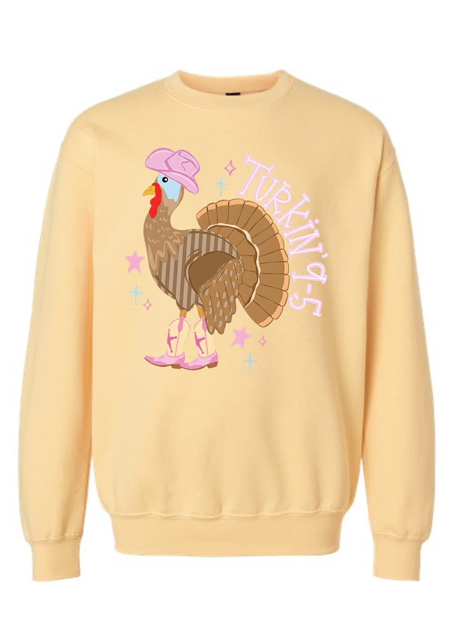 YOUTH Turkin' 9-5 Crewneck