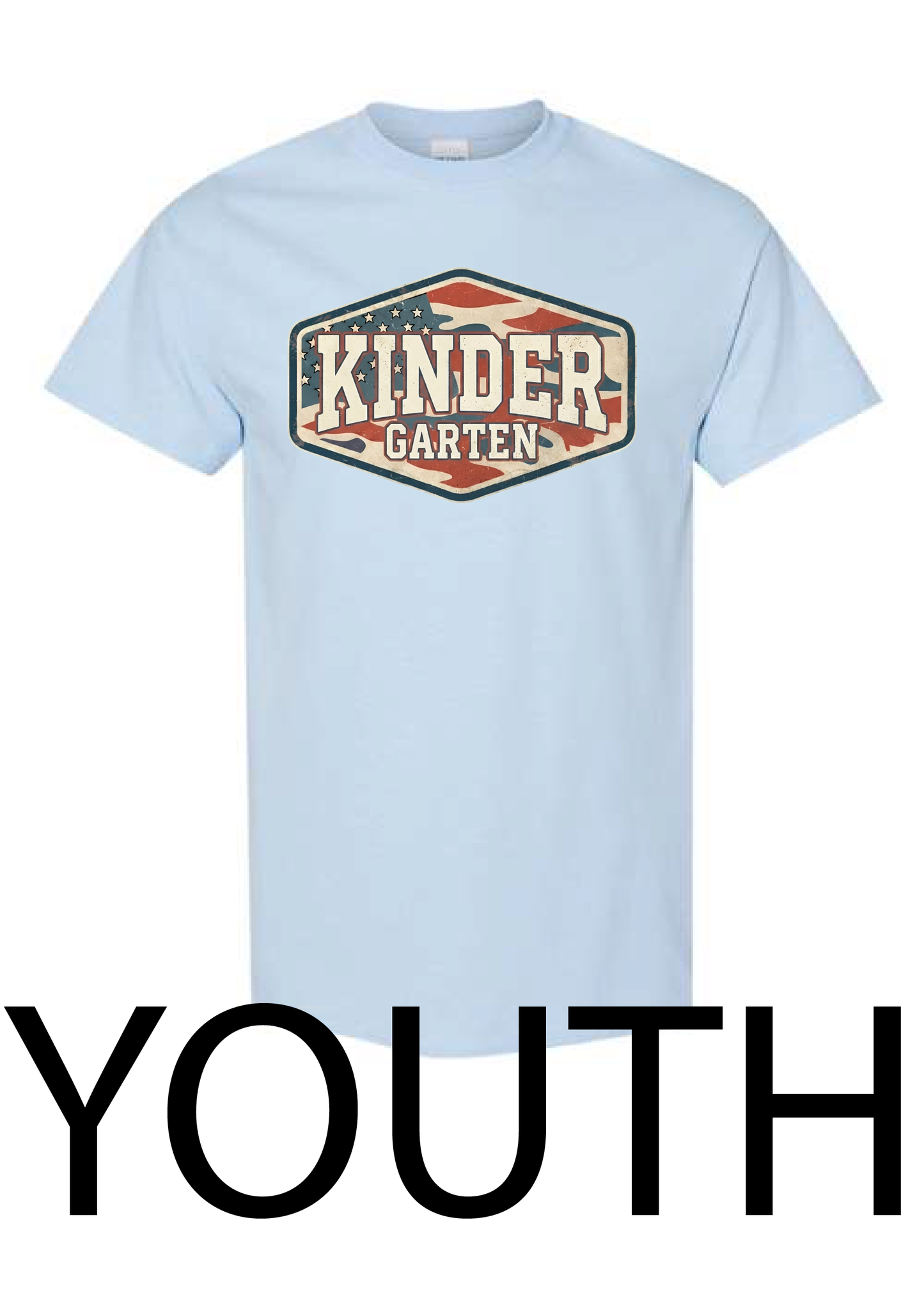 YOUTH American Camo Grade Level Tee