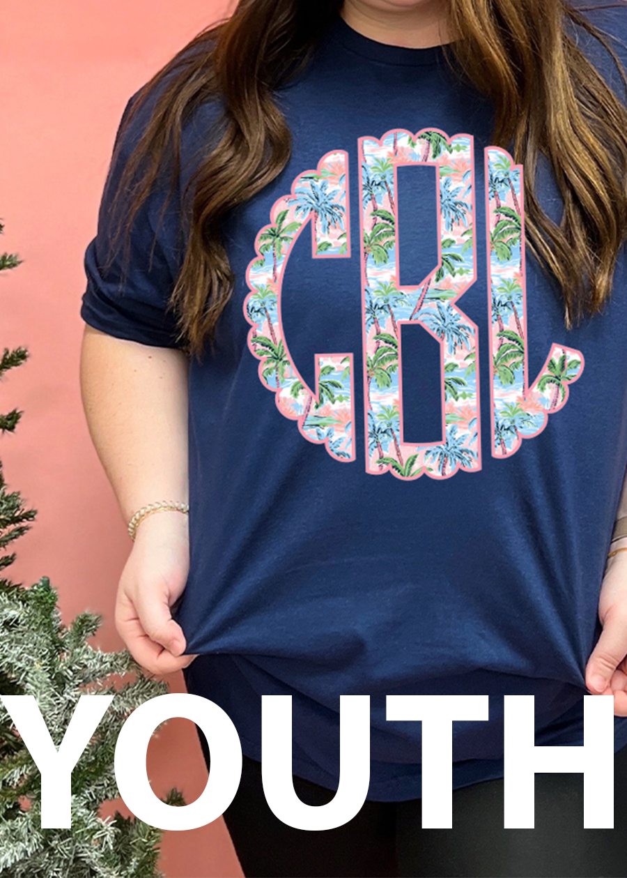 YOUTH Beachy Lilly Monogram Tee