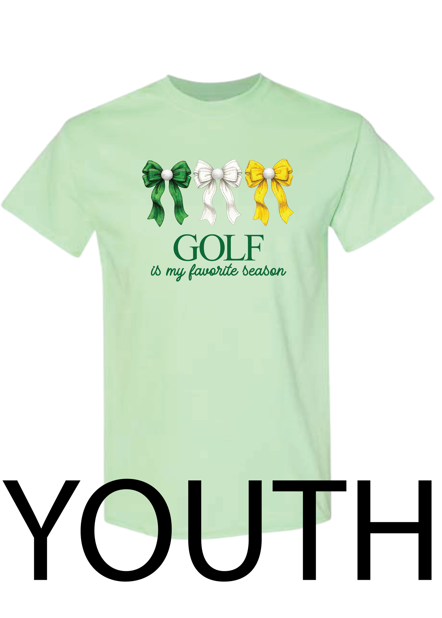 YOUTH Golf Is My Favorite Season Tee