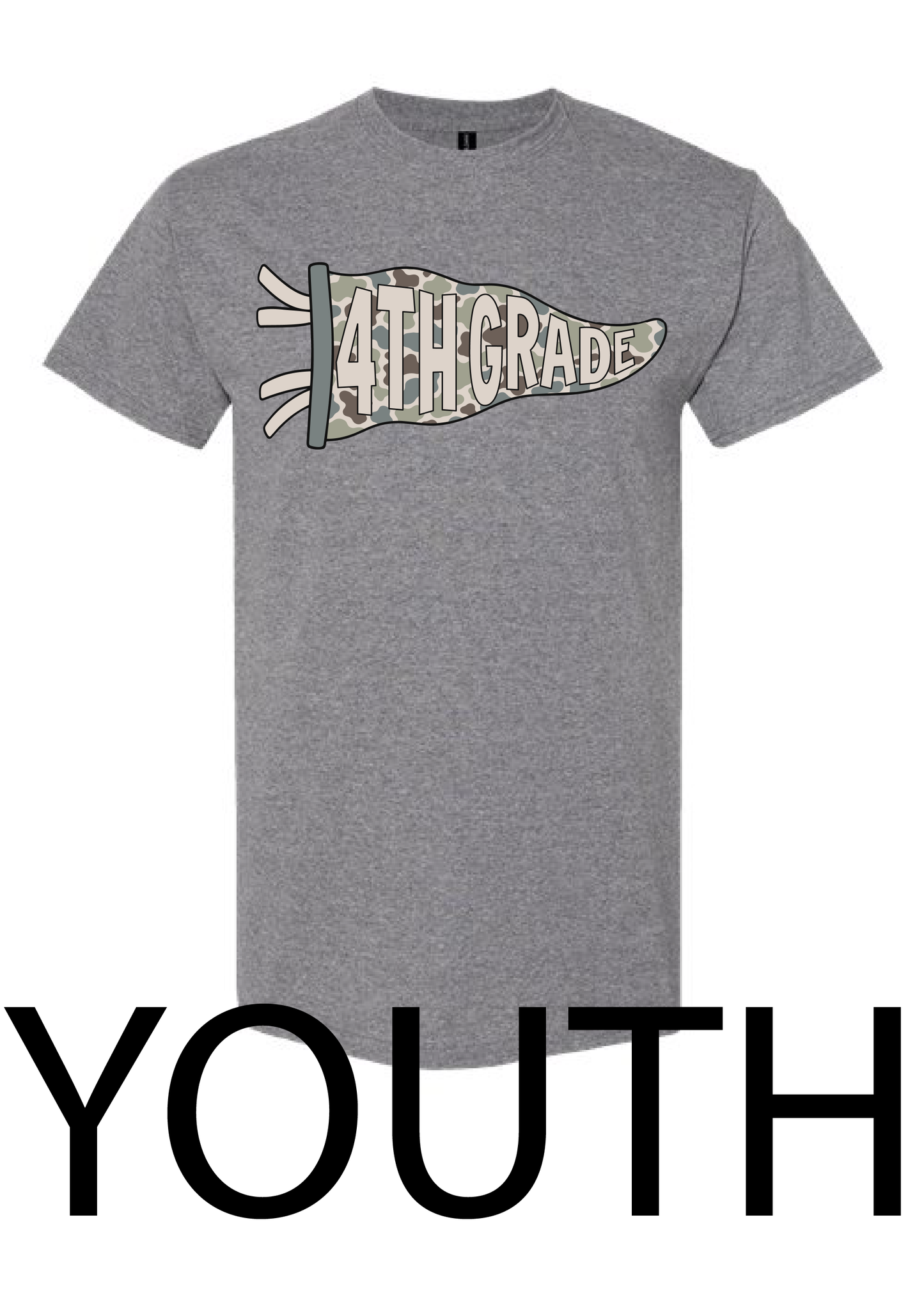 YOUTH Camo Pennant Grade Level Tee