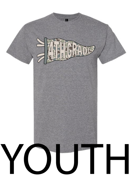 YOUTH Camo Pennant Grade Level Tee