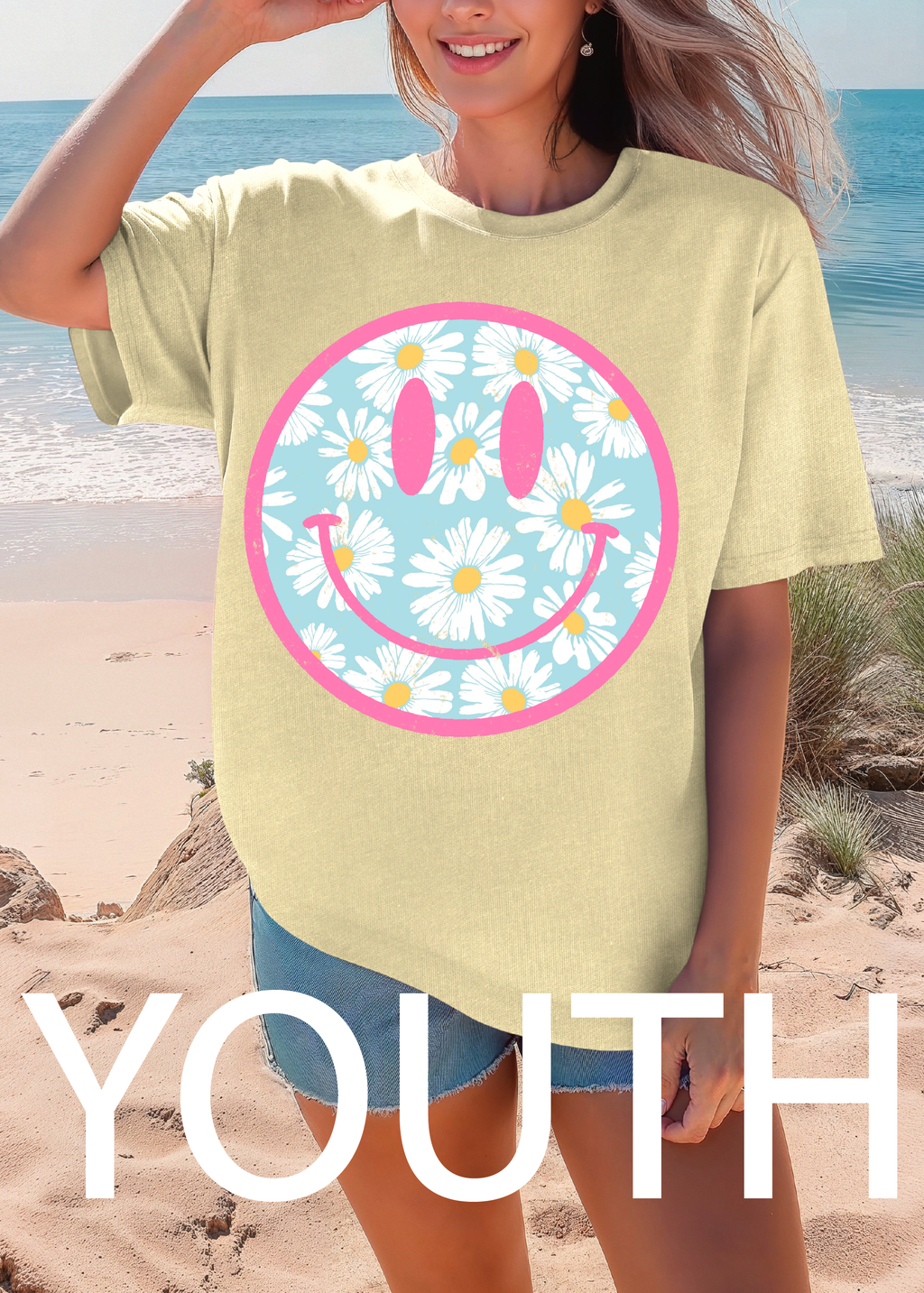 YOUTH Daisy Smiley Tee
