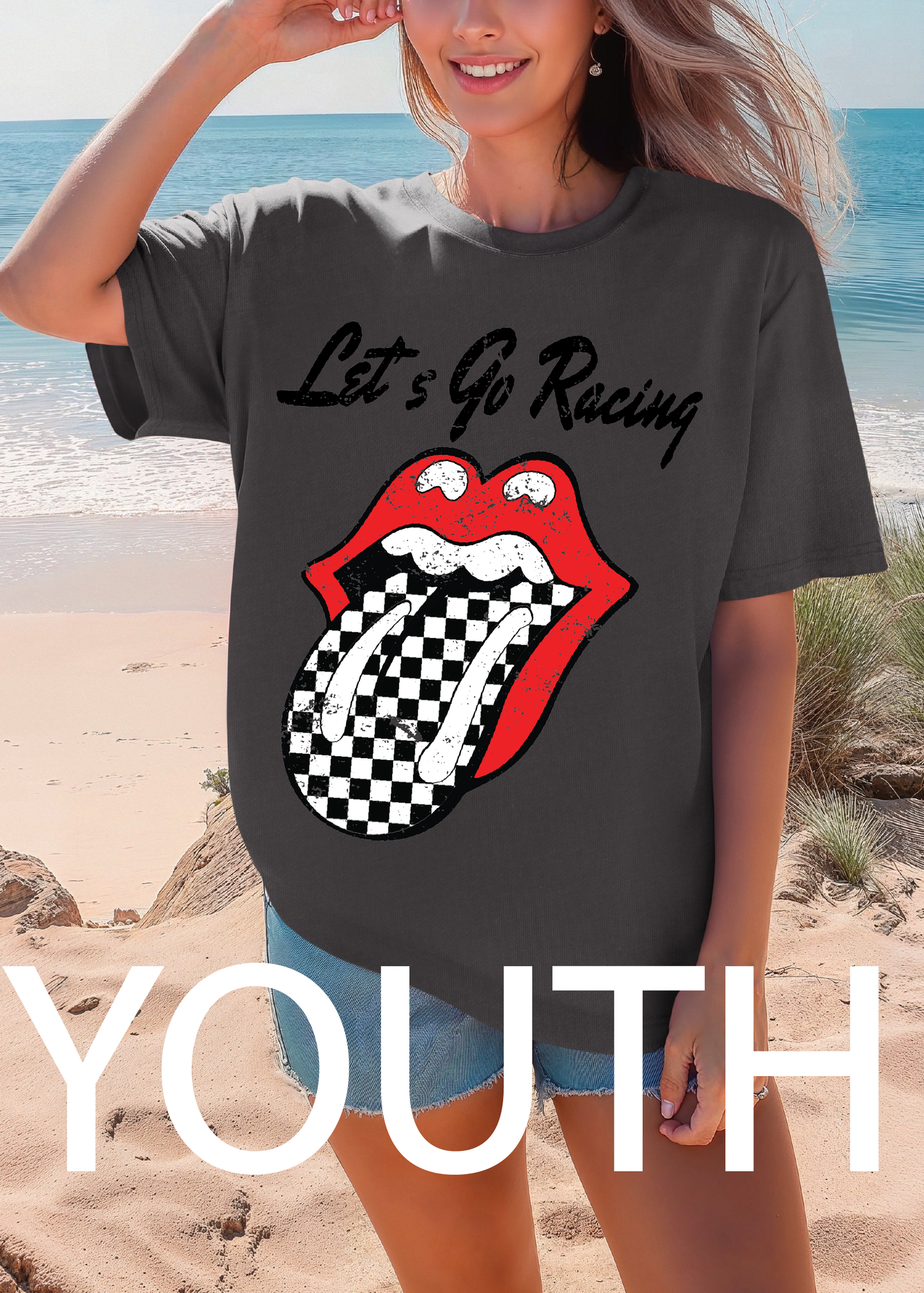 YOUTH Let's Go Racing Tee