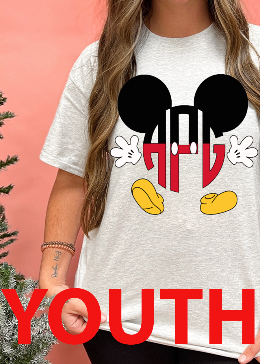 YOUTH Mickey Mouse Monogram Tee