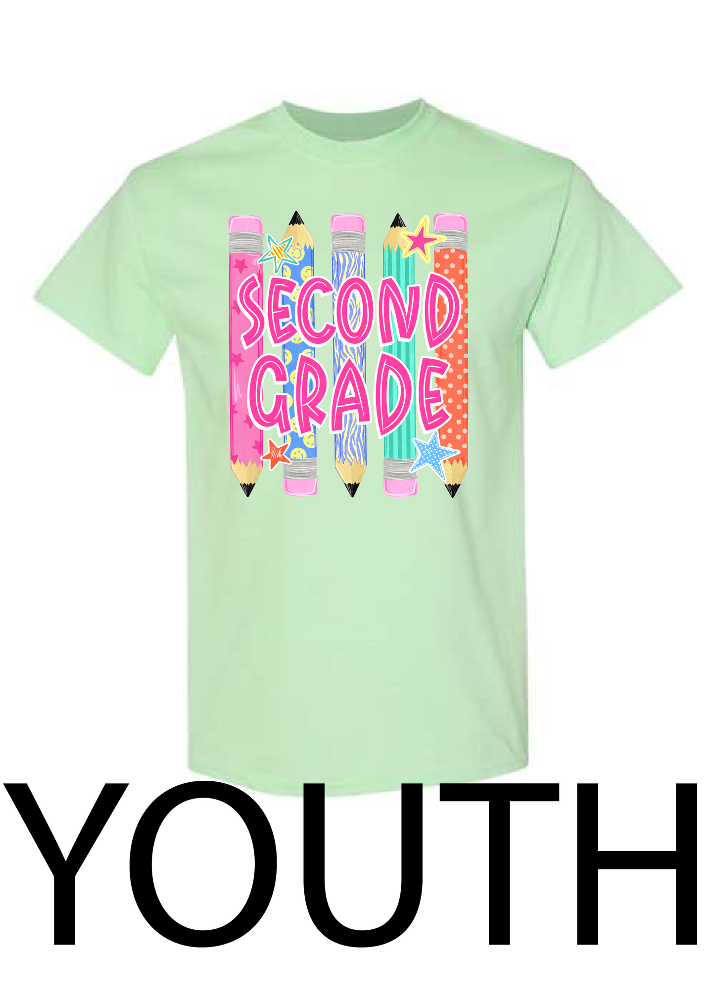 YOUTH Neon Pencil Grade Level Tee