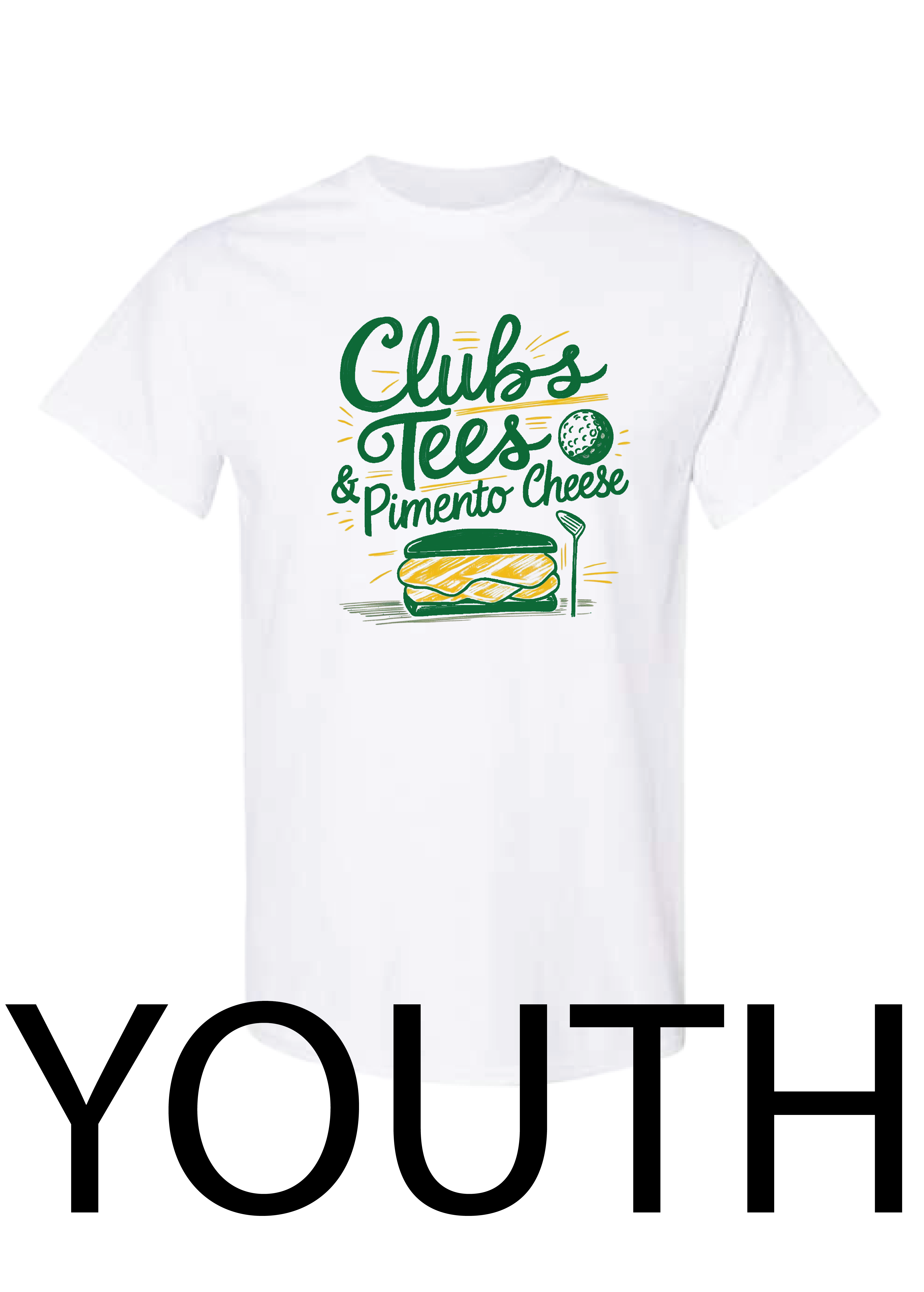 YOUTH Clubs, Tees & Pimento Cheese Tee