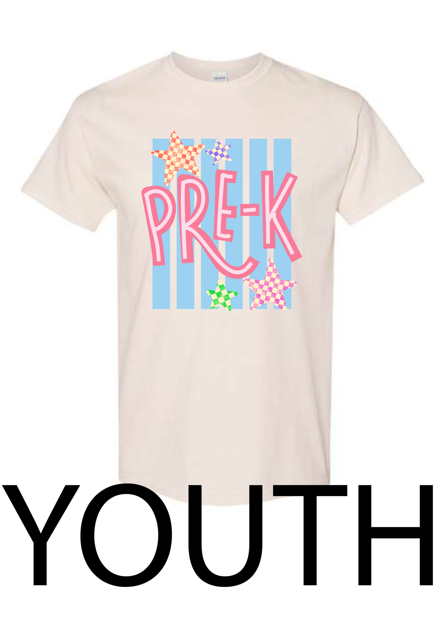 YOUTH Preppy Stripes Grade Level Tee