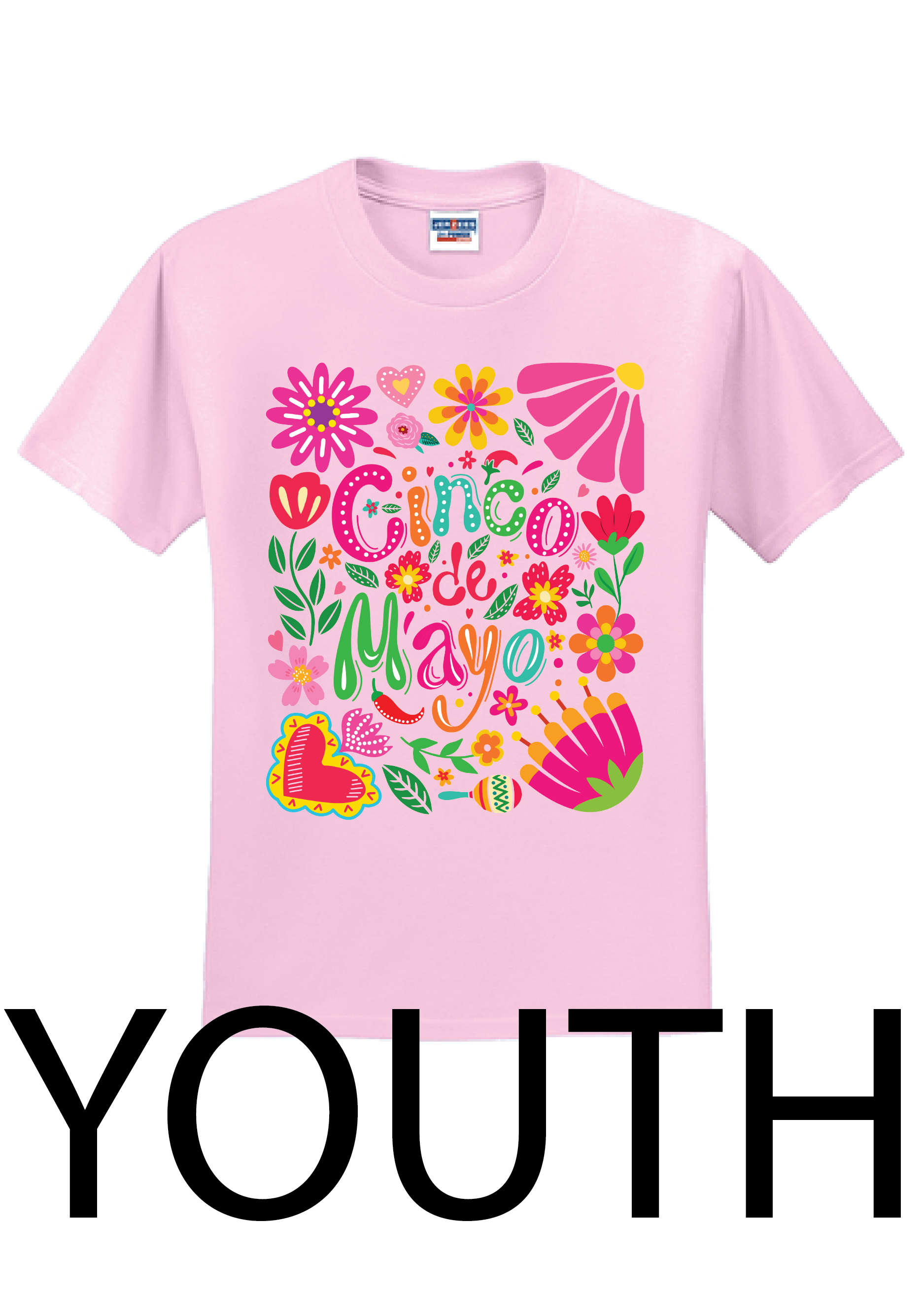 YOUTH Floral Cinco De Mayo Tee