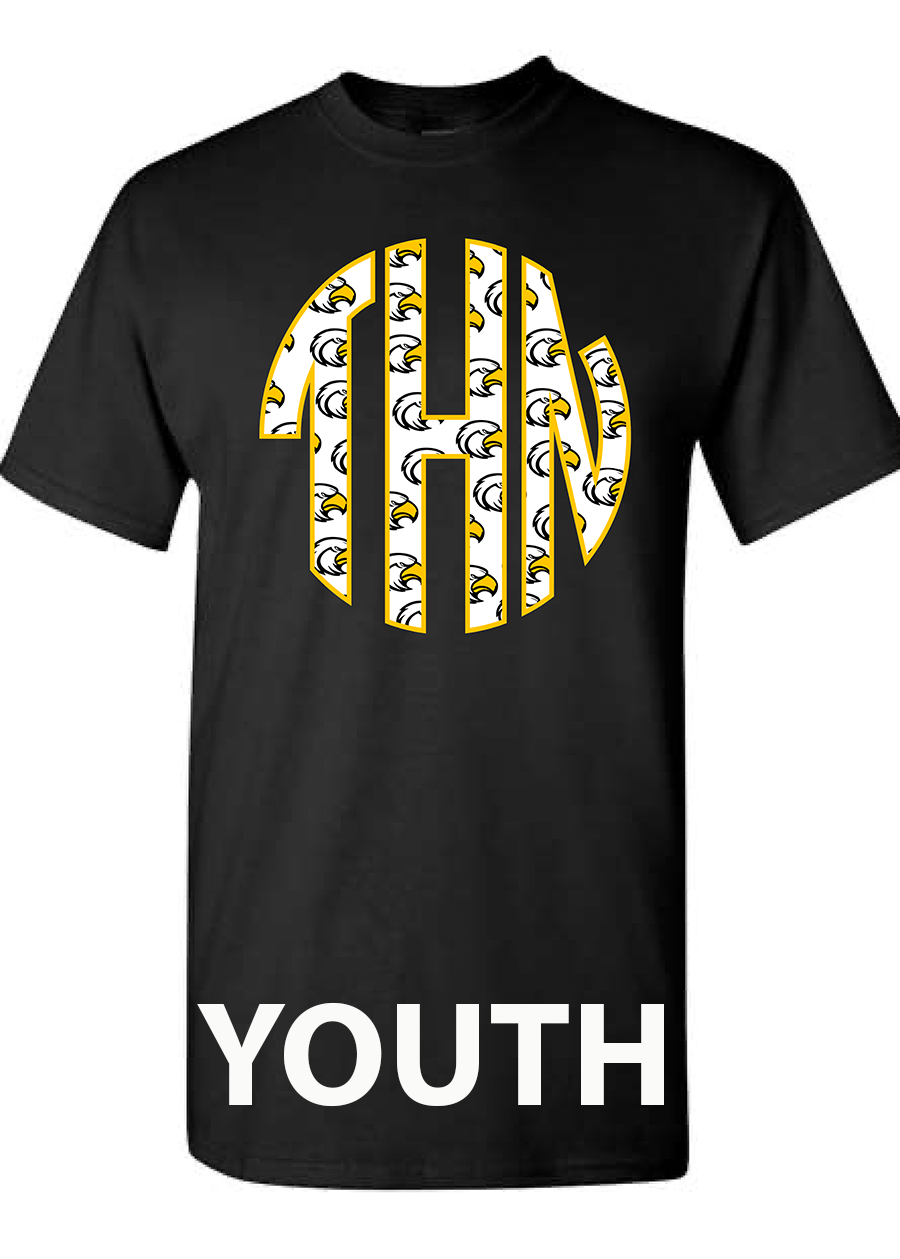 Youth Go Team Monogram Tee