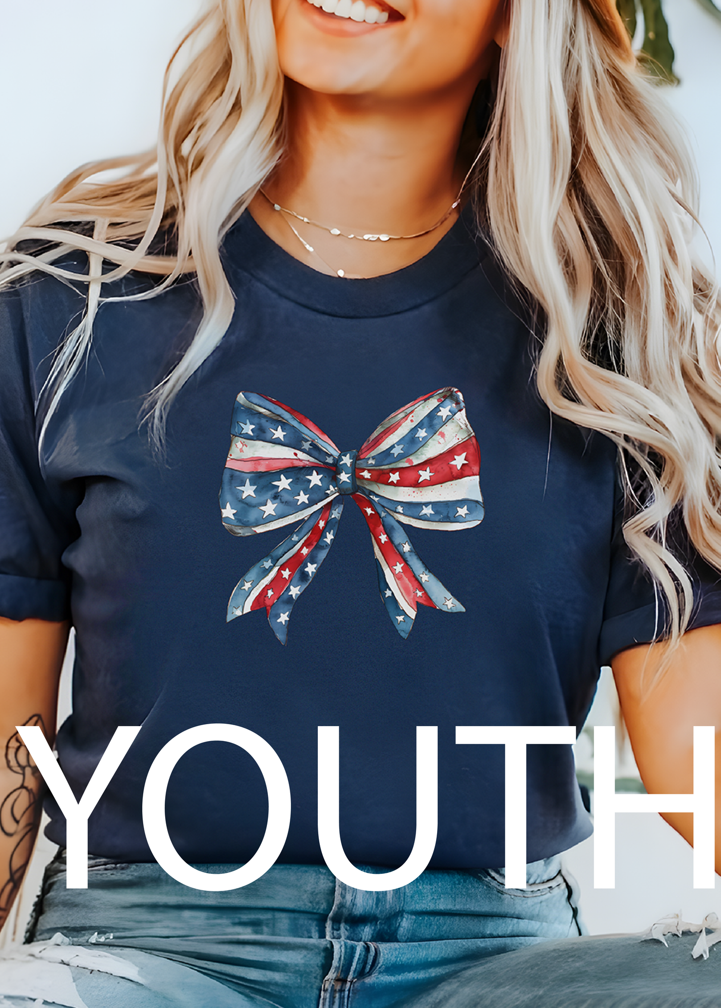 YOUTH Bows & Stars Tee