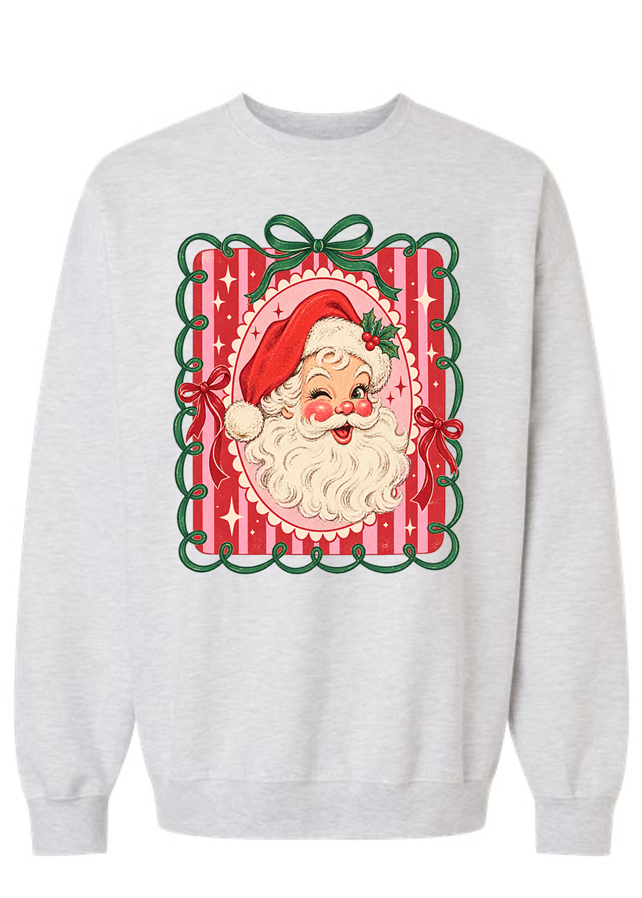 ADULT Vintage Santa Crewneck