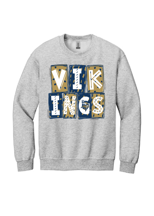 School Spirit Crewneck Sweatshirt