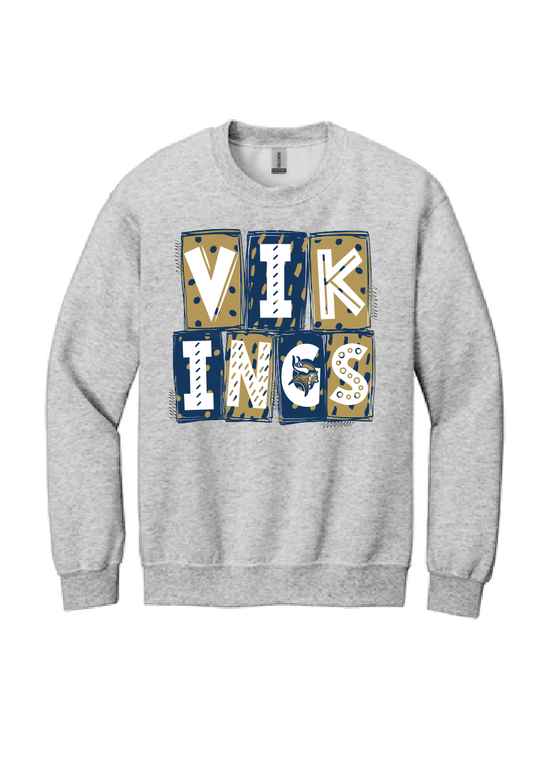 School Spirit Crewneck Sweatshirt