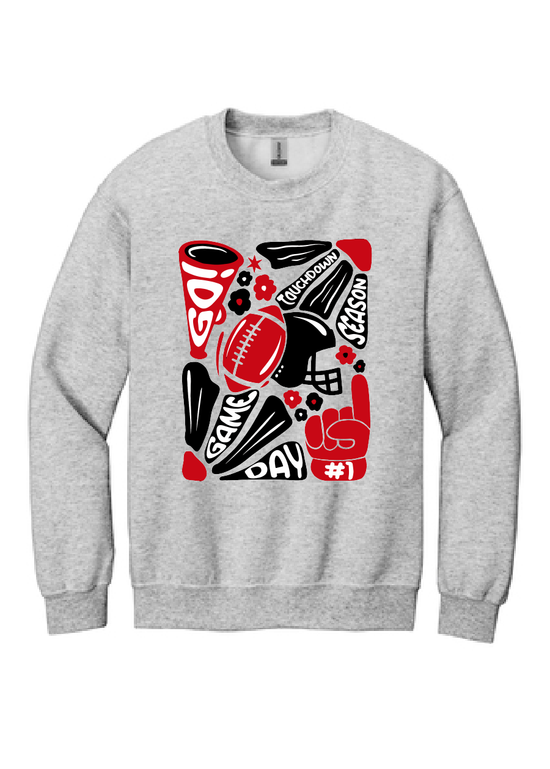 YOUTH Go Fight Win Crewneck Sweatshirt