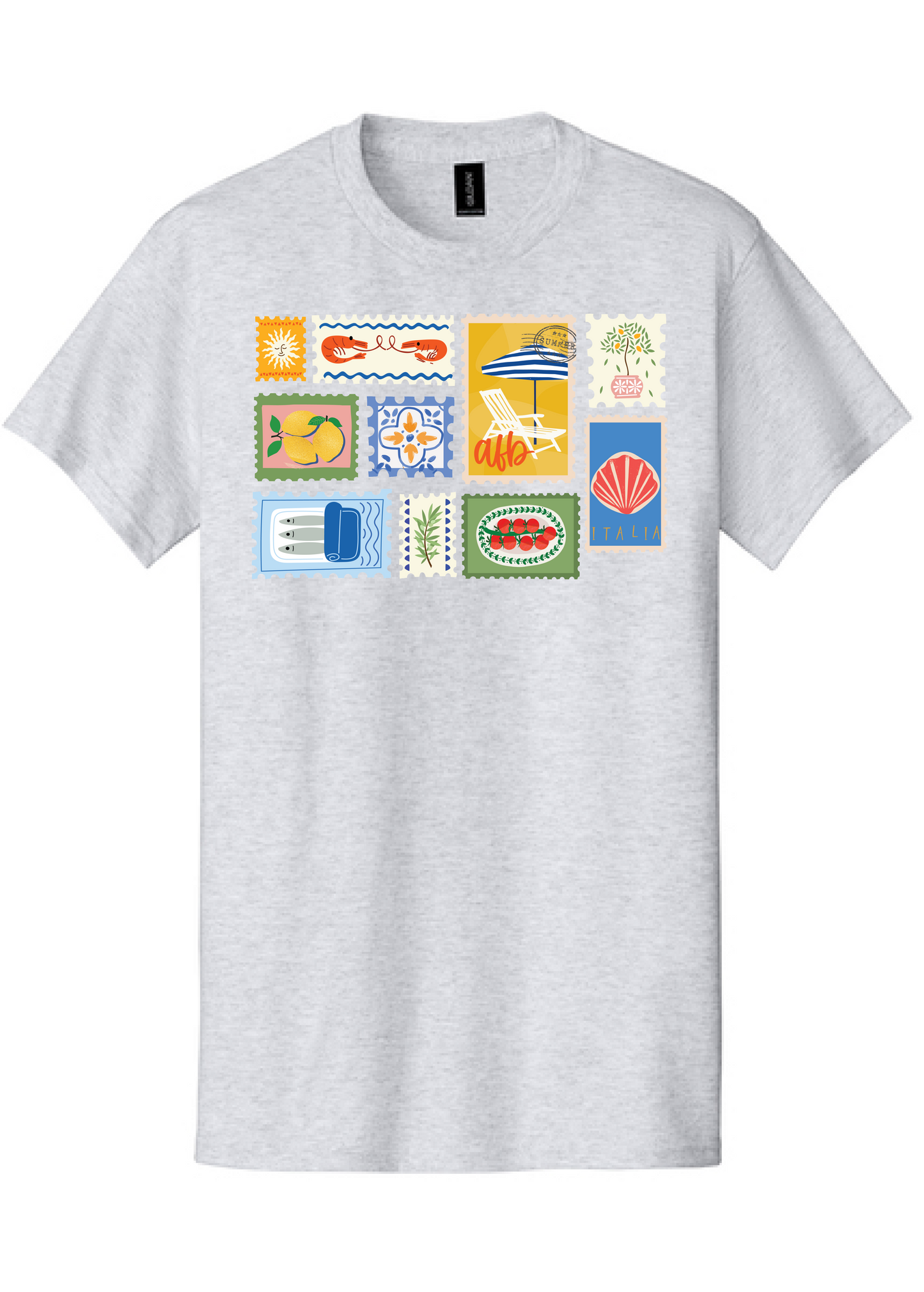 Italian Postcard Monogram Tee
