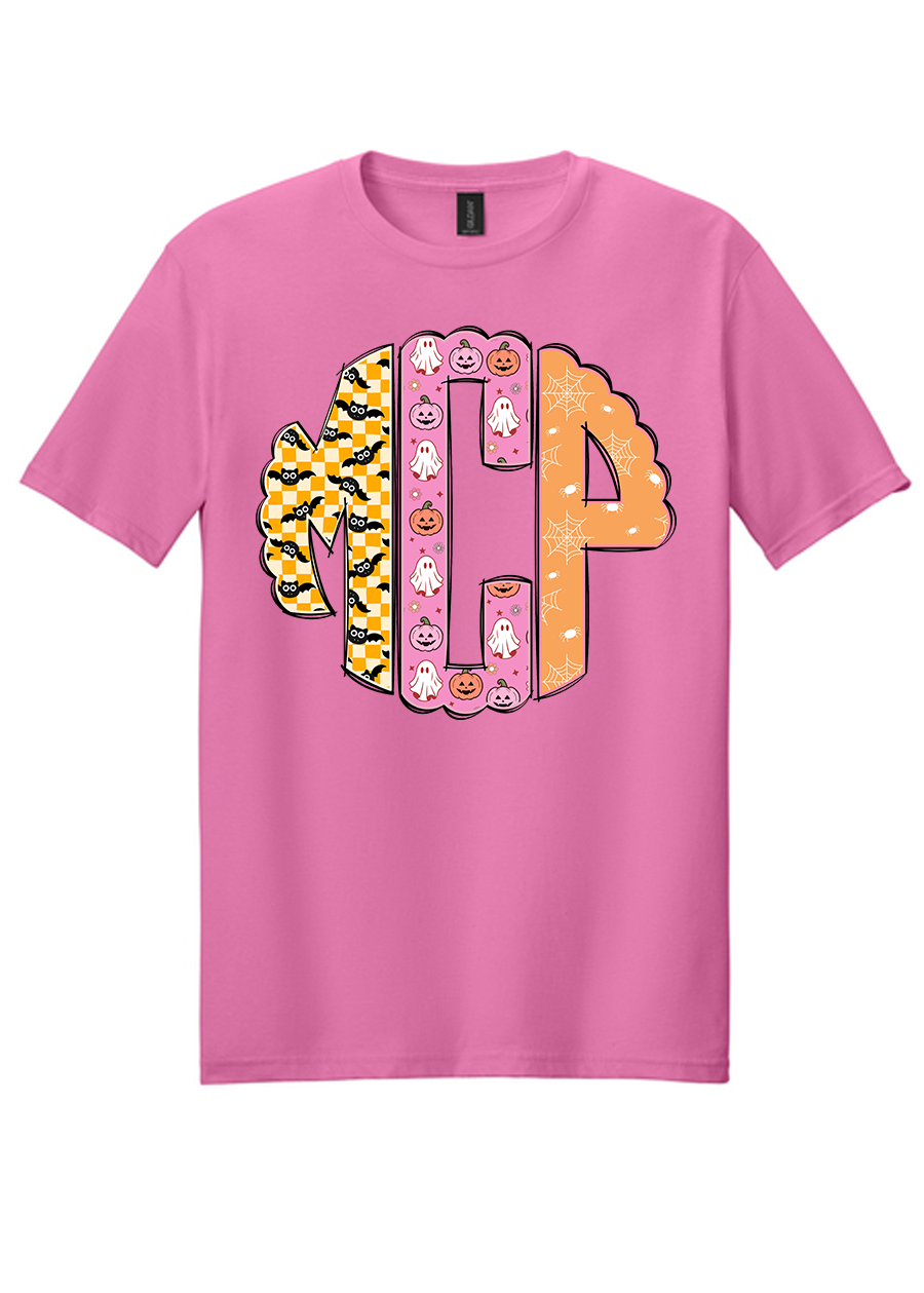ADULT Spooky Cute Monogram Tee