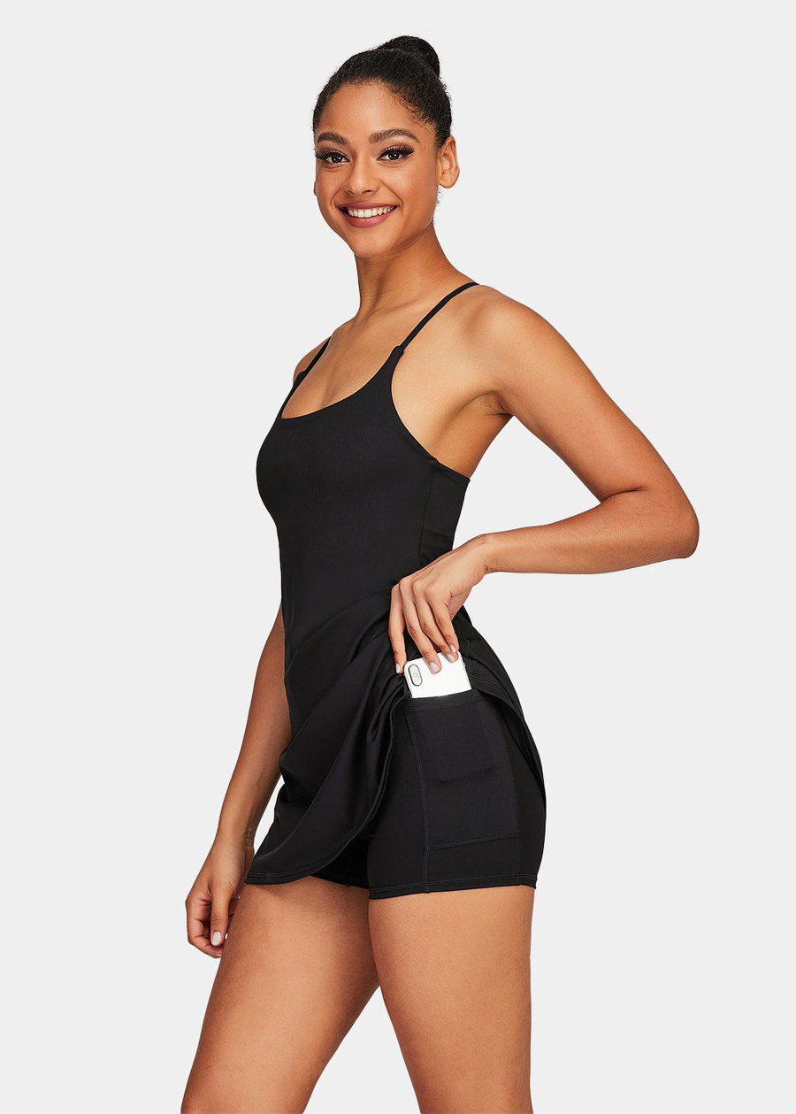 Softlyzero™ Plush Backless Active Dress-Easy Peezy Edition