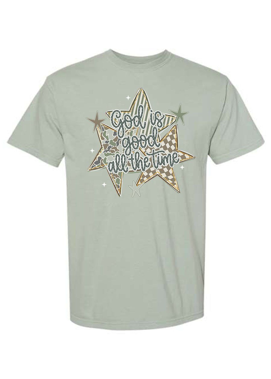 Camo God is Good COMFORT COLORS Tee