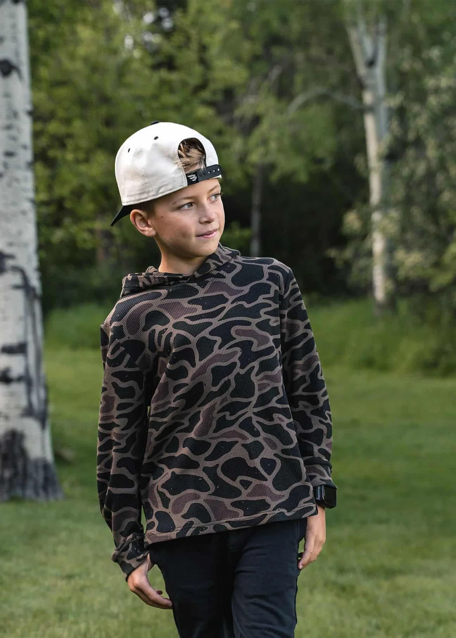 Youth Thermal Hoodie - Bendita Camo