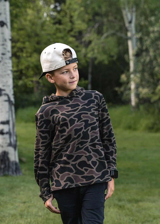 Youth Thermal Hoodie - Bendita Camo