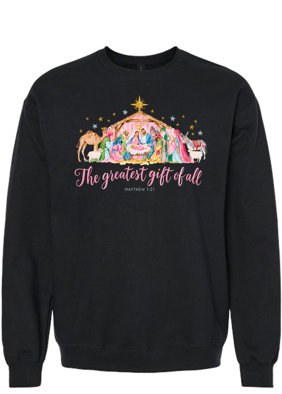 YOUTH The Greatest Gift of All Crewneck
